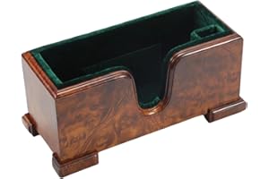 YWYLL Violin and Bow Holder ( Stand), Wooden Violin Holder Floor Display for Violin, Velvet Protection, Stable and Classy Aesthetic (burl wood + green relvet)