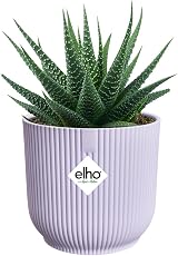elho Vibes Fold Round Mini Pot 11.1 x 10.5 cm Purple Lilac 100% Recycled view 3