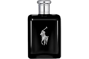 RALPH LAUREN FRAGRANCES - Polo Black - Eau de Toilette - Men's Cologne - Woody & Fresh - With Patchouli, Sandalwood, and Mandarin - Medium Intensity