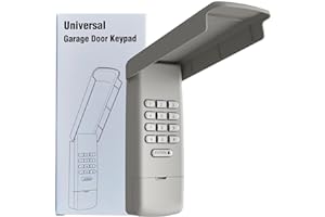 LPYEC Universal Garage Door Opener Keypad Remote Wireless Keyless Keypad Compatible with Genie LiftMaster Chamberlain Craftsman Linear Overhead Door Wayne Dalton Opener has Learn Button or Dip Switch