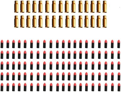 AGDLLYD 100 Foam Bullets & 30 Shells Toy Gun Ammo Pack for Kids