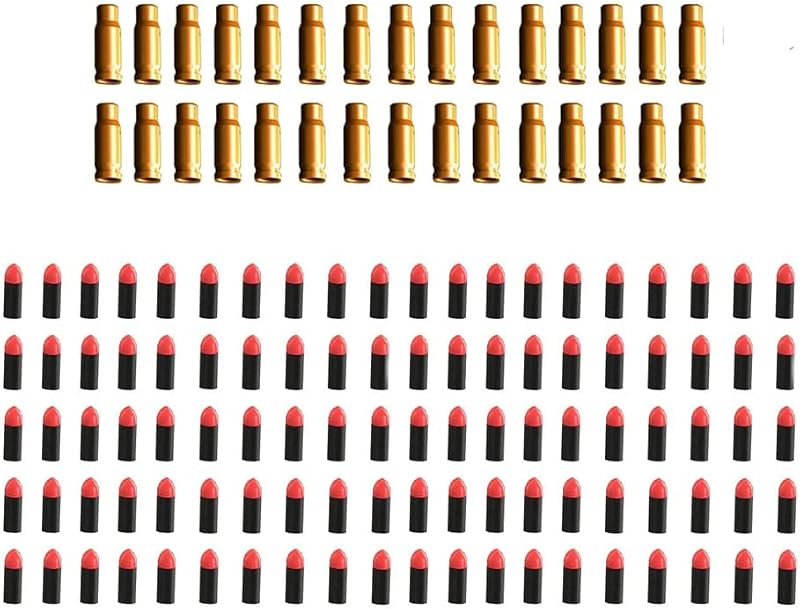 AGDLLYD 100 Foam Bullets & 30 Shells Toy Gun Ammo Pack for Kids