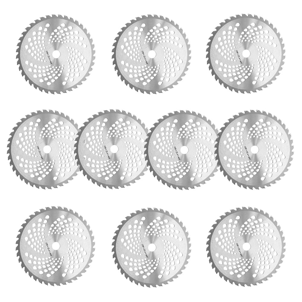 YFFSFDC 草刈用 チップソー 草刈り機 替え刃 10枚セット 刈り払い機 刃 外径255mm チップソー 草刈り機の刃 部品 刈払機 雑草 除草 草刈り用 セット の商品画像