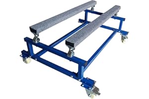 Watercraft PWC Dolly Jet Ski Stand Cart Boat Cradle Waverunner Trailer Trolley, Blue