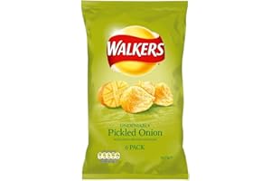 Walkers Crisps - Pickled Onion (6x25g) - Pack of 2
