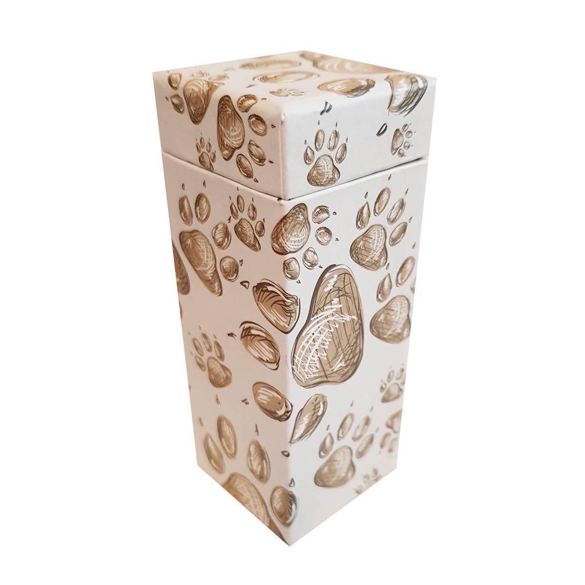 ScatterPod Staggered PawPrints Scattering Keepsake Cremation Urn