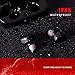 Supam True Wireless Headphones Bluetooth Headphones Waterproof Earbuds with Portable Charger Built-in Mic,Black