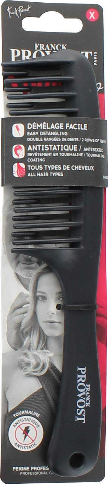 Franck Provost Professional Detangling Comb with Handle, Pack of 1