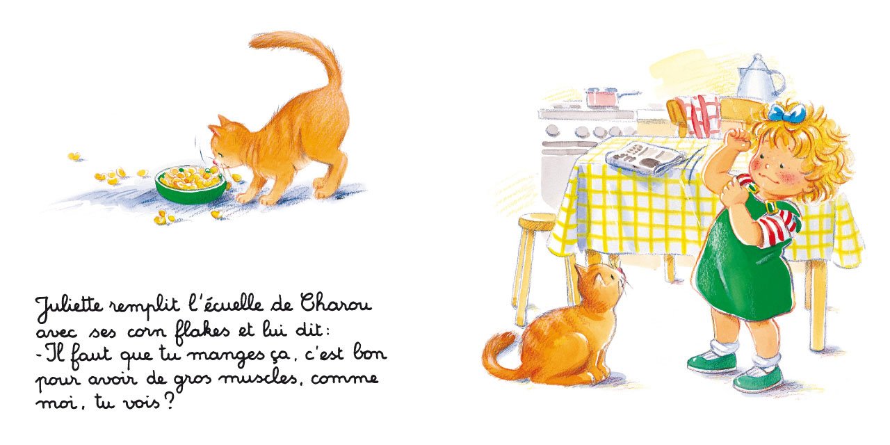 Juliette Joue Avec Son Chat La Bibliotheque Lauer Doris Amazon Com Books