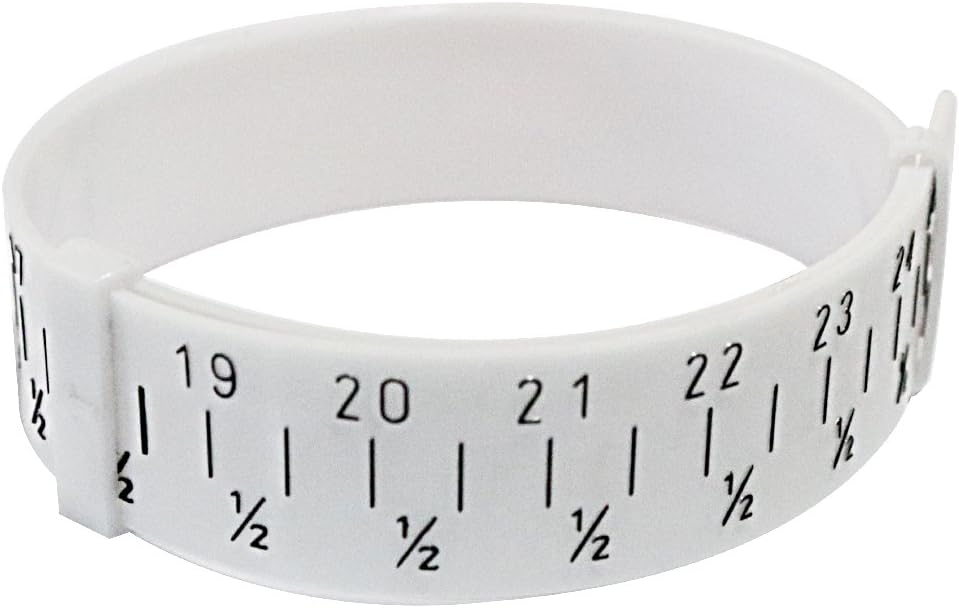 Cnmade Plastic Bracelet Bangle Gauge Sizer Jewellery Wrist Size Measure Tool