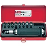 Ko-ken AG112H 1/2 Sq. Dr. Attack Driver Set Rubber Grip 18 pieces