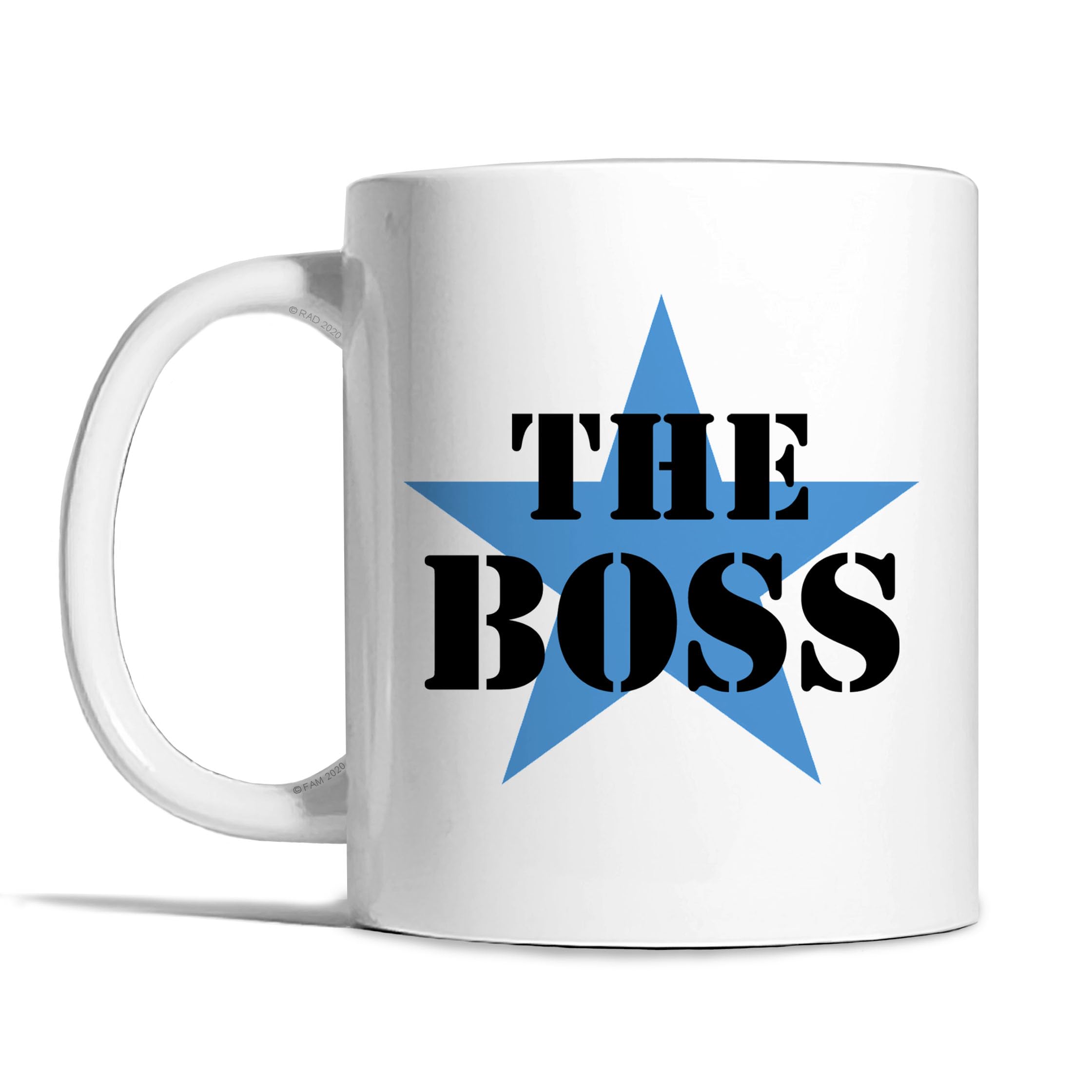 Risk-A Designs The Boss Mug, boss Mug, boss Birthday Gift, Fathers Day Gift, Son Gift, Mens Gift, Husband Birthday Gift, Male Friend Gift, co-Worker Gift