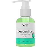 Sapo All Natural Cucumber Face Cleanser with Aloe, Hydrating Gel, 4 oz