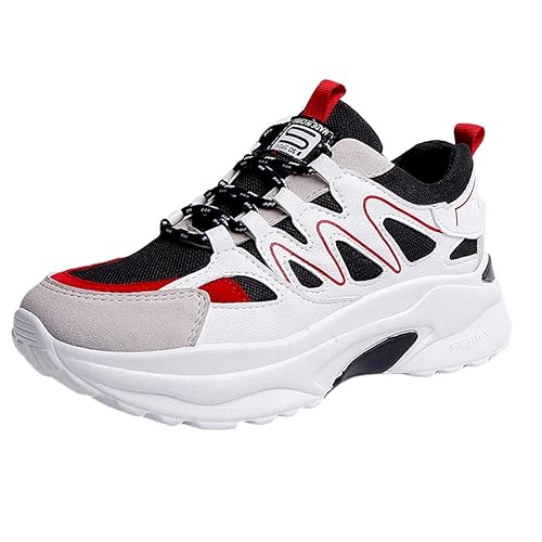 Makalon Damen Outdoor Mesh Sportschuhe Mädchen Lässige Lace-Up Bequeme Laufschuhe zum Bergsteigen Frauen Stiefeletten Slip On