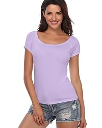 Fuinloth Women's Off Shoulder Tops, One Shoulder