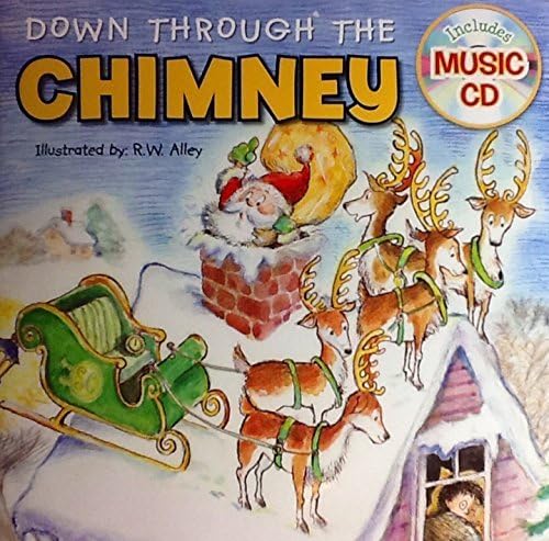 Landoll Down Through The Chimney ~ Holiday Christmas Sing-Along Book & Music Cd with 10 Songs
