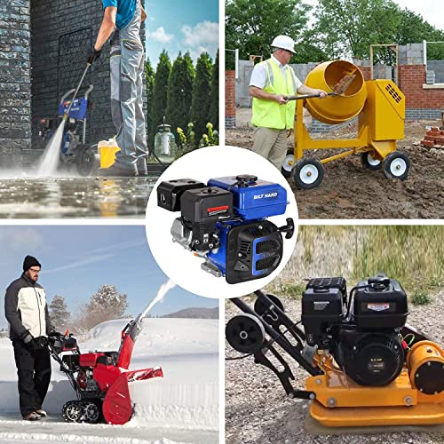 BILT HARD 7HP Gas Engine Horizontal Shaft, 4Cycle 212cc OHV Industrial