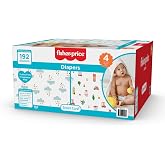 Smart Care Fisher-Price Diapers, Size 4, 192 Count