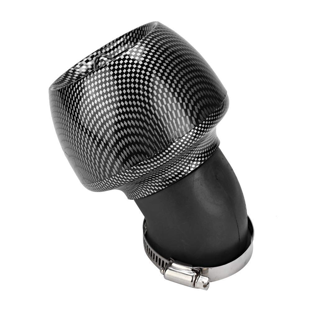 Motorcycle Air Filter Intake Filter Universal Motorcycle Air Cleaner Carbon Fiber Texture Motorcycle Scooter ATV Dirt Bike Air Cleaner 28mm 35mm 45mm 48mm