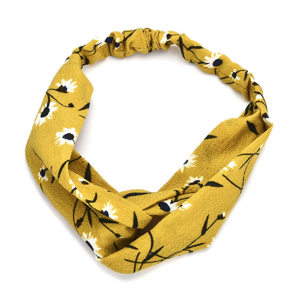 MOPOLIS Fashion Women Turban Twist Knot Head Wrap Headband Twisted Knotted Hair Band hs | color - #2