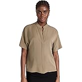 Vince Women's Band Collar Dolman Shirt