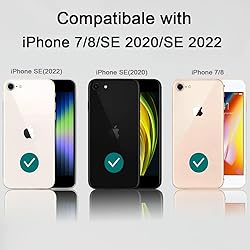 FOR iPhone SE Case 3rd/2rd, IP 8/7 Case Translucent