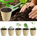 RAM 96 Piece Biodegradable Organic Fibre Seed Growing Pots Seedling Pots view 3