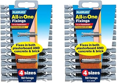 Plasplug 2 X MFA500 All-in-One Plugs with Clip of 52 - PLASPLUGS