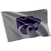 Desert Cactus Kansas State University KSU Flag - 3 x 5 Feet Wildcats Banner, Indoor/Outdoor Durable Fabric, 100% Polyester Design (Style 3)