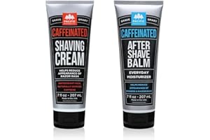 Pacific Shaving Company Caffeinated Shaving Cream & Aftershave Set - Shave Kit for Men - Antioxidant + Caffeine Enriched Shave Cream + Aftershave Lotion (7 Oz, 2 Pack)