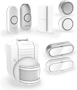 Honeywell Home DW315S Wired LED Door Chime 80m Sound Range 6 Tunes Mute White view 4