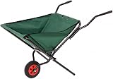 Oypla Lightweight Folding Garden Wheelbarrow 20kg Capacity Steel Frame view 1
