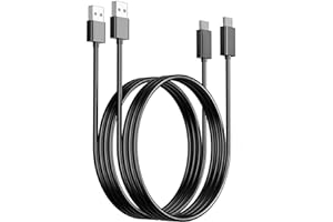 PANPEO USB C Charging Cable Compatible with PS5 Controller, 2 Pack 6.6Ft Fast Charging USB Type C Charger Cord Compatible with PlayStation 5 PS5 Dual Sense, Xbox Series X/Series S Controllers