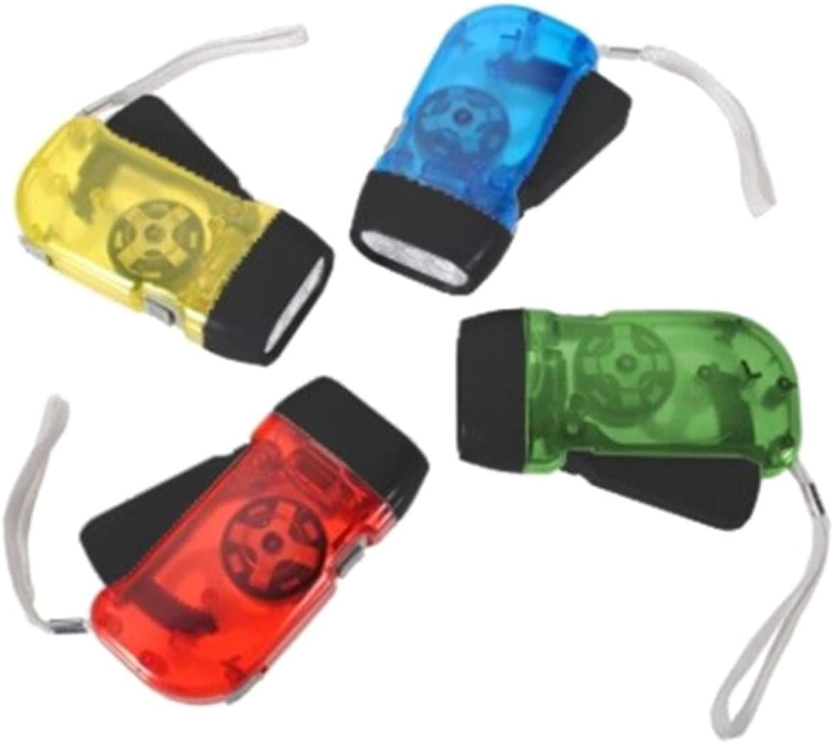 Dwight Leonard incredible 1PC Torch Flashlight Mini Portable Hand Crank Dynamo 3 LED Solar Powered Flashlight Camping Torch Emergency Light for Outdoors(None Color random)