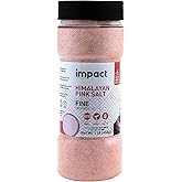 Impact - Fine Himalayan Pink Sea Salt - Shaker - 1 lb | No Additives, Rich In Trace Minerals, Non-GMO, Gluten-Free, Convenient Shaker, Ideal For Seasoning And Cooking