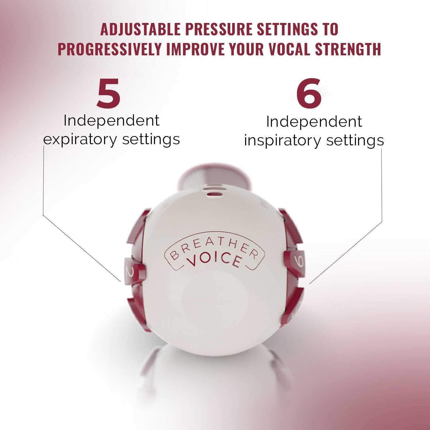 The Breather Voice | Respiratory Breath & Lung Trainer | Strengthen Your Breath Control & Elevate Your Singing Performance