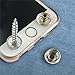 WORLD 9.99 MALL 60 Pieces Fastener Screw Snaps, Marine Grade Boat Canvas Furniture Tents Leather Stainless Steel Snaps 3/8