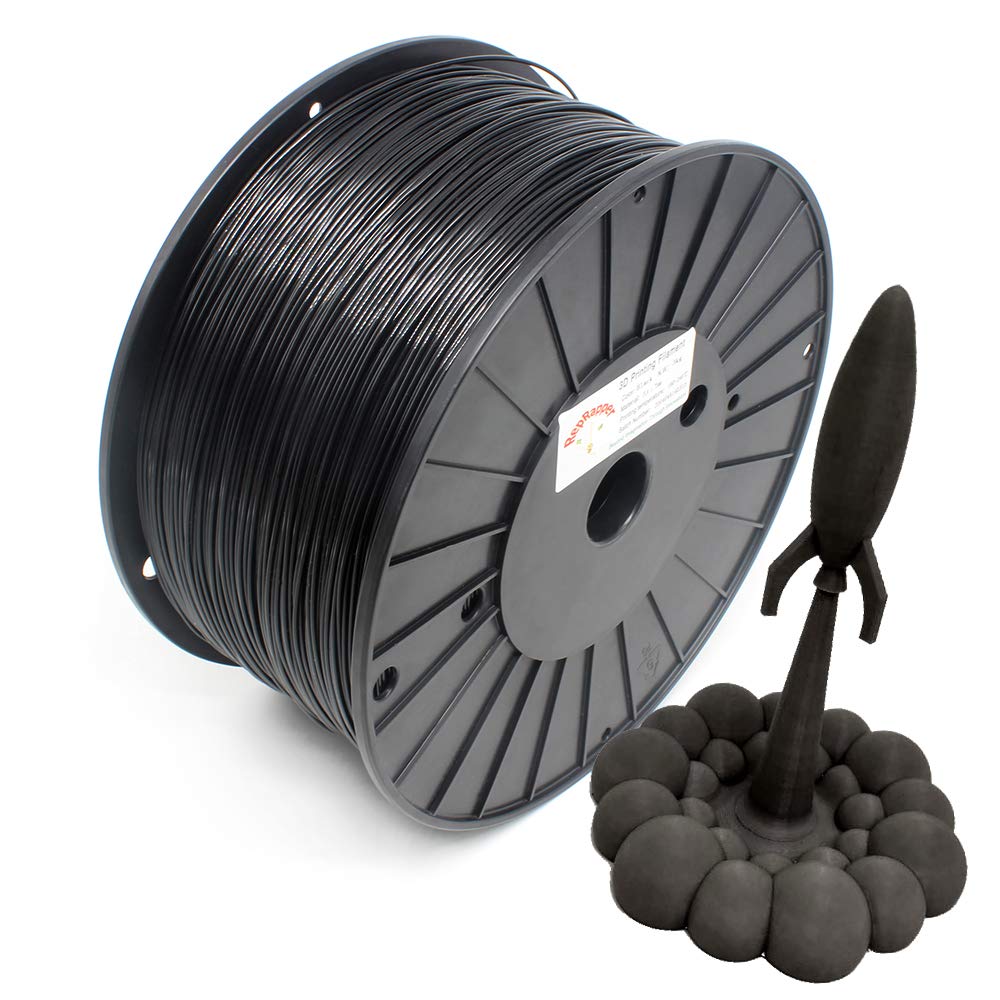 Reprapper Black PLA Filament for 3D Printer & 3D Pen 1.75mm (± 0.03mm) 6.6lb (3kg)