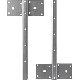 Fittes 12" Heavy-Duty Steel Floating Bench &amp; Shelf Support Bracket Kit 2pk | Sold Steel, Modular Design, Holds Up to 350 Lbs, Designed for Shower Benches and Shelves