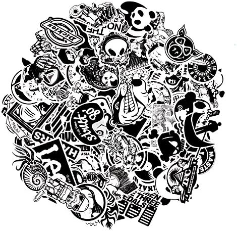 PROMENE 120 Pieces Stickers Vinyl Laptop Stickers for Car Motorcycle Bicycle Luggage Graffiti Patches Skateboard Wall Deacls