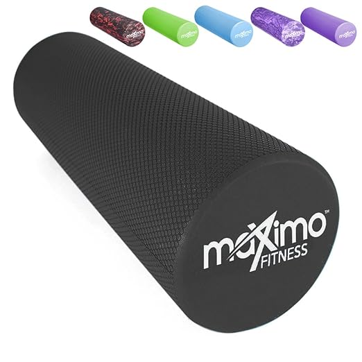 Maximo Fitness Faszienrolle, Schaumstoffrolle – Leichtes Gewicht, 45cm x 15 cm (18' x 6')