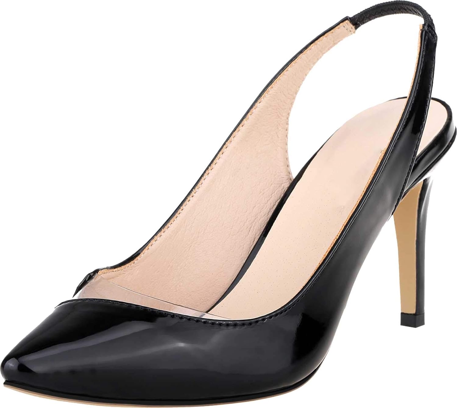 talon compensé transparent