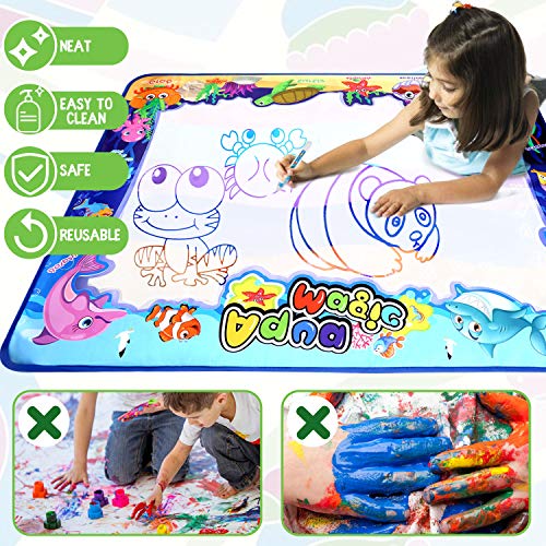 image for Adsoner Water Magic Mat, Aqua Drawing Magic Mat, Water Painting Doodle