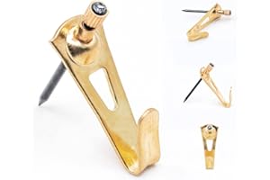 Plaster Picture Hangers 30 lbs - 25 Pack - Picture Frame Hooks - Picture Hangers for Drywall - Picture Hang Solutions