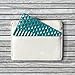 Go-Comb - Wallet Sized Hair & Travel Comb - Wide Tooth - Turquoise Facets
