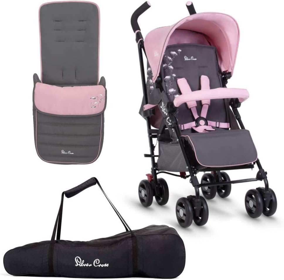 silver cross pop with footmuff