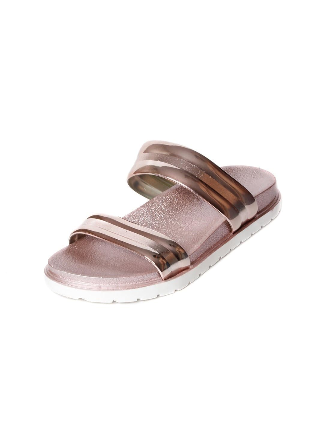 meriggiare women synthetic pink flats 41 eu