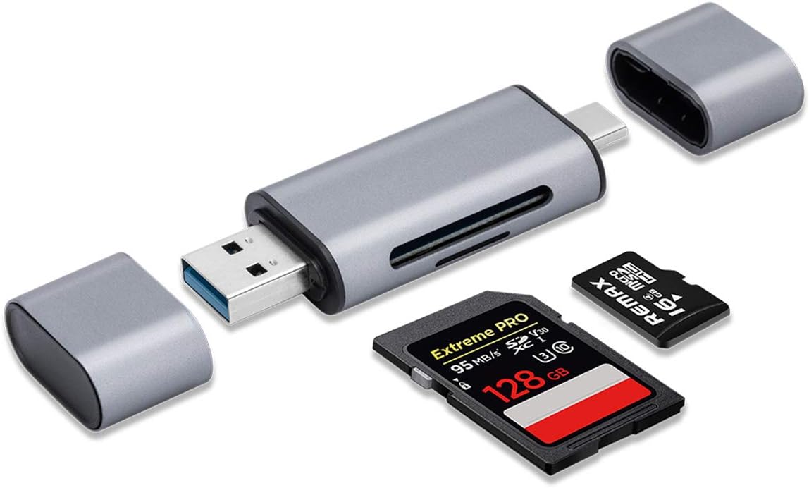 peinat SD Card Reader, 3in1 Type C Card Reader and USB 3.