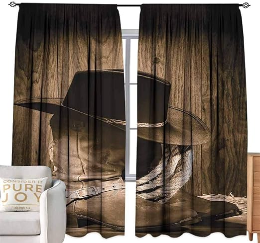 Amazon Com Bensonsve Living Room Curtains Western Decor Wild West