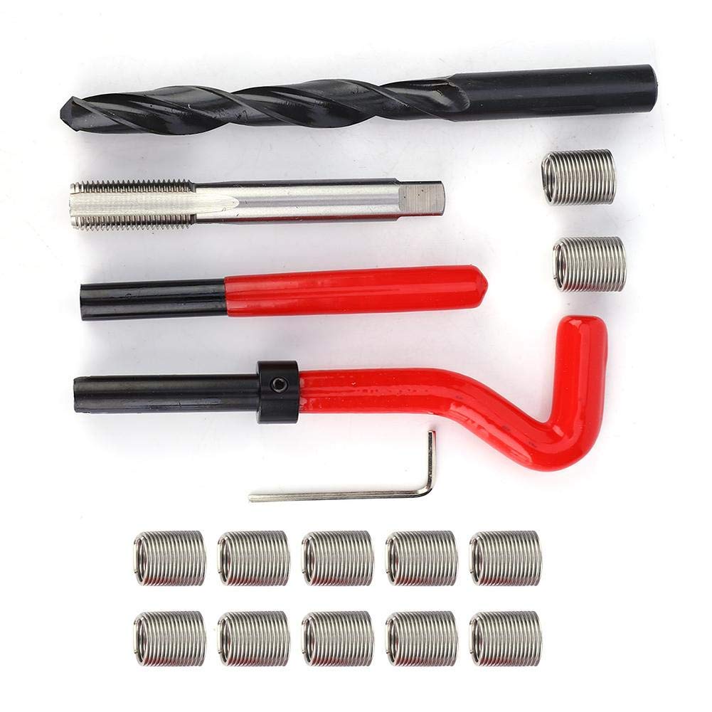 Hilitand M12x1.25 Thread Repair Kit - 12 Pieces - Stainless Steel Inserts - Industrial Grade - Nuts